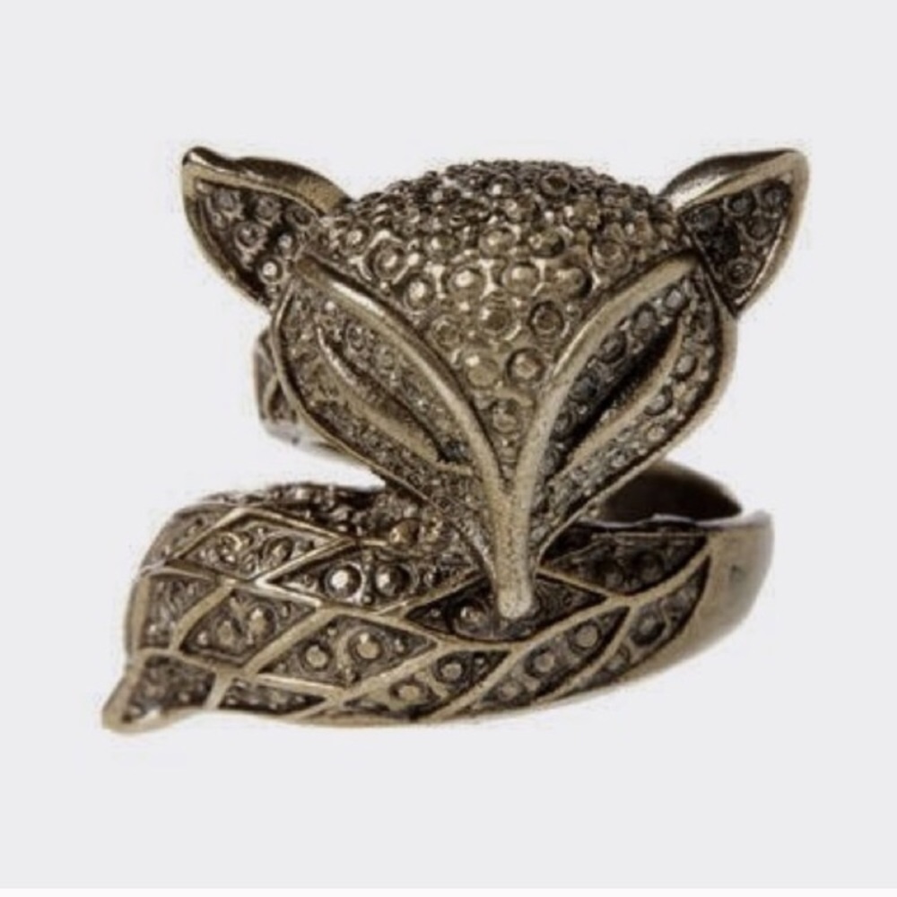 Alkemie NWT Gold Patina Fox Ring ✨SALE✨
